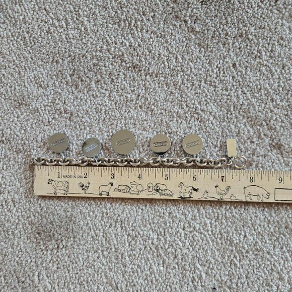 Coach vintage silver charm bracelet- unique - Picture 7 of 8